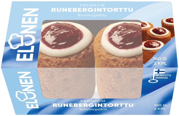 Elonen Runebergintorttu 2kpl 160g