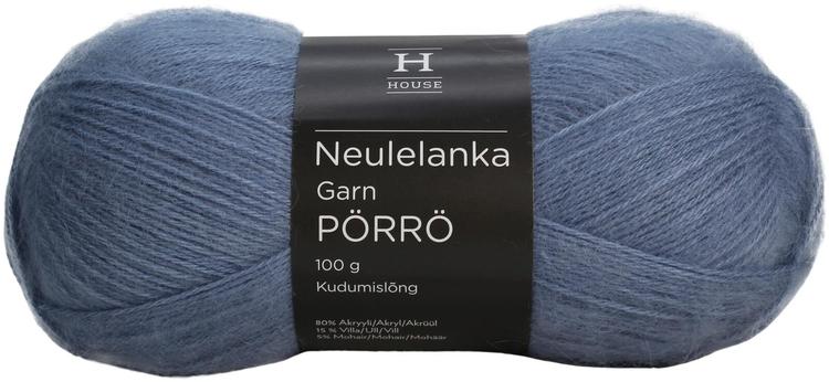 House lanka mohair-villa-akryyli Pörrö 100 g Light Denim Blue 1986