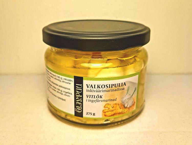 Öljypuu Valkosipulia inkiväärimar. 275/160g