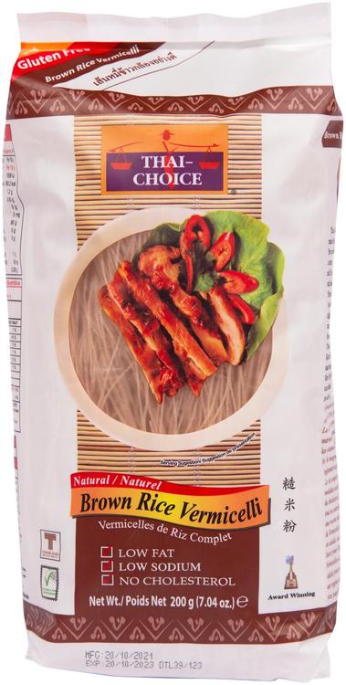 THAI CHOICE Pruuni riisi niitnuudlid 200g