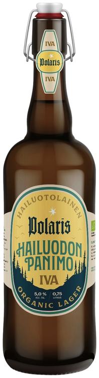 Hailuodon Panimo Polaris lager luomuolut 5,0% 0,75 l