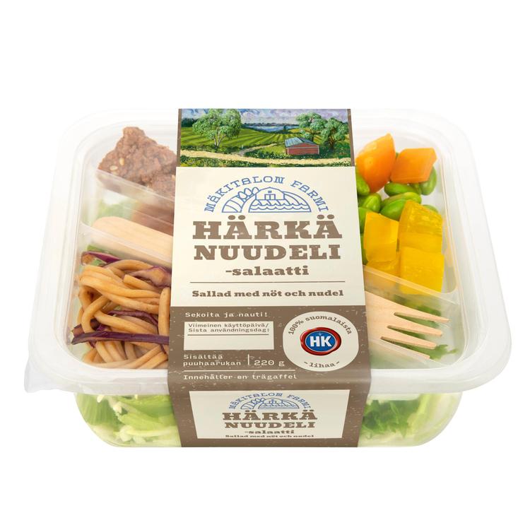 Mäkitalon Farmi Salaattiateria härkä-nuudeli 220g