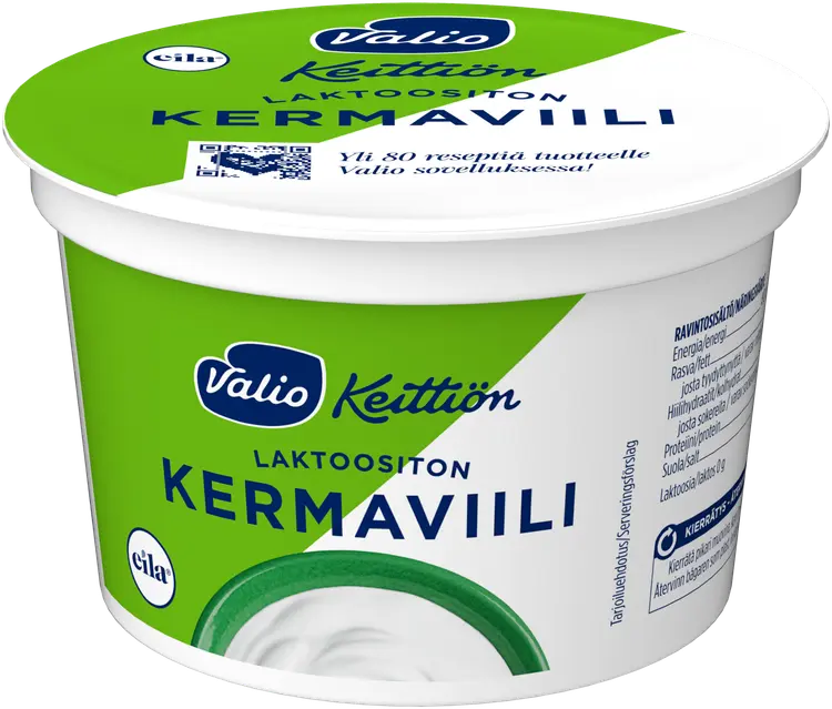 Valio Keittiön kermaviili 200 g laktoositon