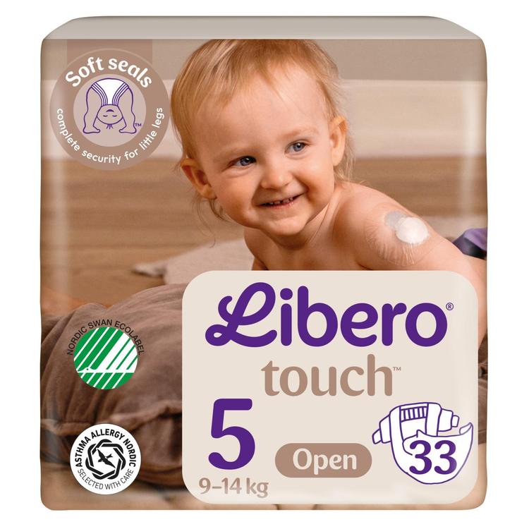 LIBERO Touch teippivaippa koko 5, 33kpl, 9-14 kg