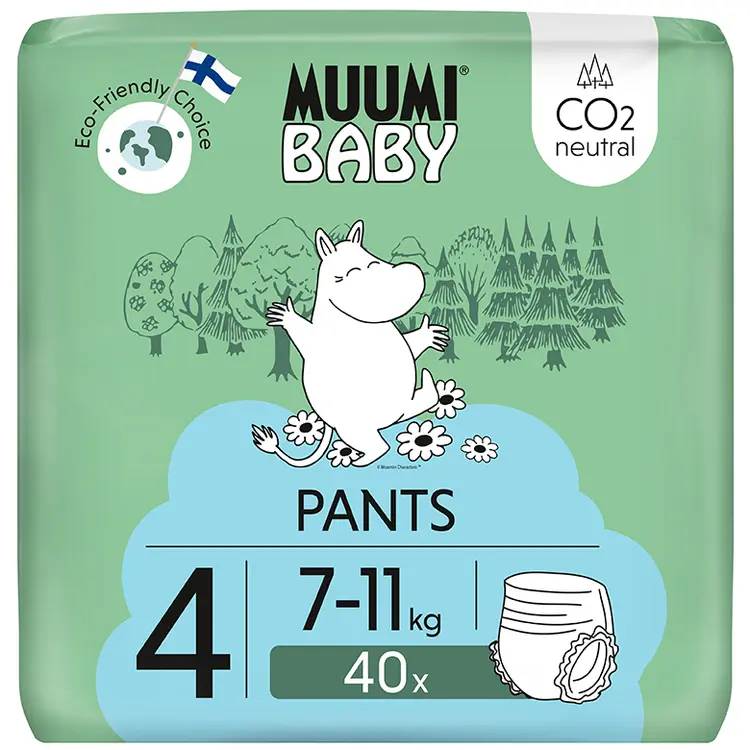 Muumi Baby Pants housuvaippa 4 - 40 kpl  7-11 kg