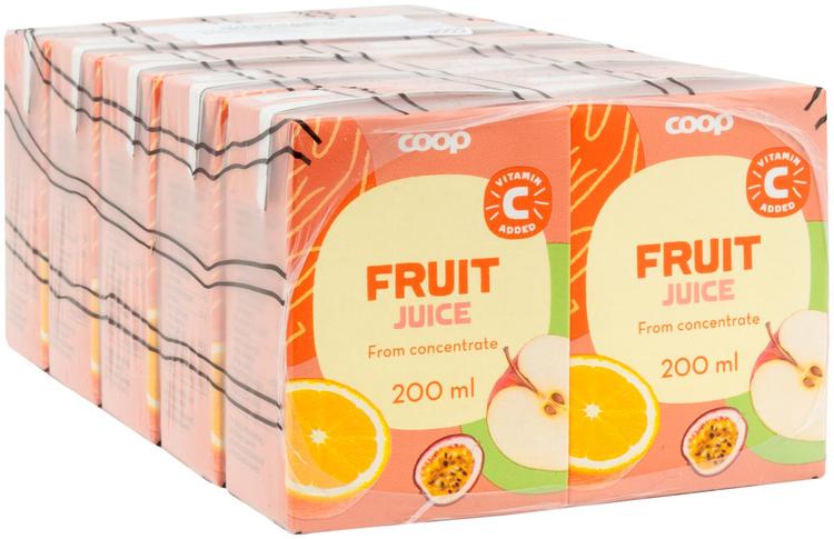10 x Coop hedelmätäysmehu 2dl
