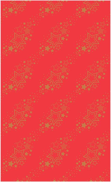 DUNI Dunicel®-pöytäliina 138 x 220 cm Holiday Star Red