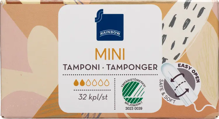 Rainbow 32kpl tamponi mini