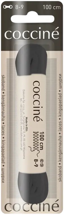 Coccine kengännauha 100 cm, musta
