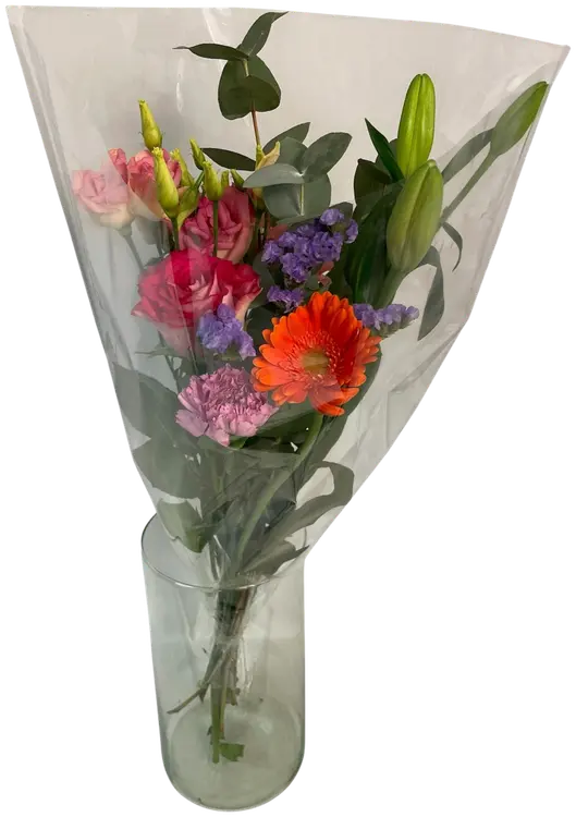 Kimppu Ruut, monivärinen sekakimppu, 7 oksaa, 65cm, erilaisia