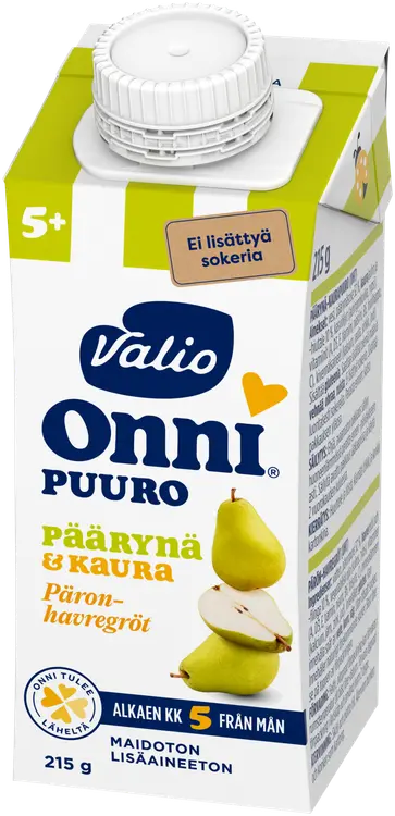 Valio Onni® päärynä-kaurapuuro 215 g UHT (alk 5 kk)
