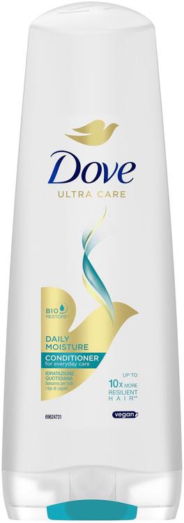 Dove Daily Moisture Hoitoaine Vahvistaa ja kosteuttaa hiuksia joustavammaksi 350 ml