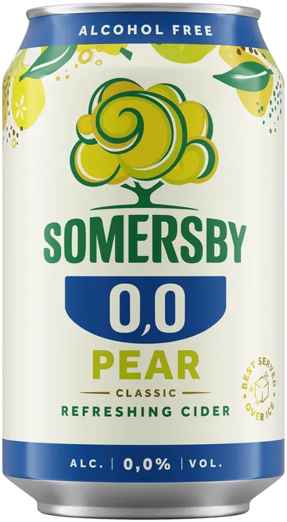Somersby Pear alkoholiton päärynäsiideri 0,0 % tölkki 0,33 L