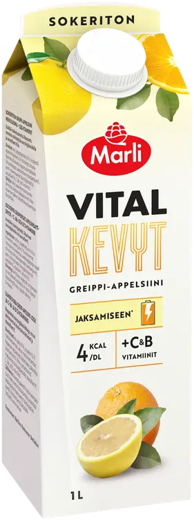 Marli Vital Kevyt Greippi-appelsiini mehujuoma 1 L