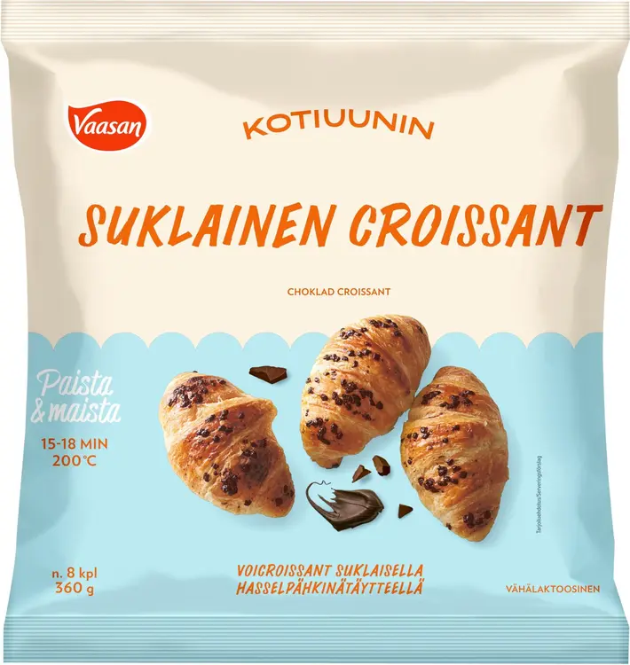 Vaasan Kotiuunin Suklainen croissant 8x45g