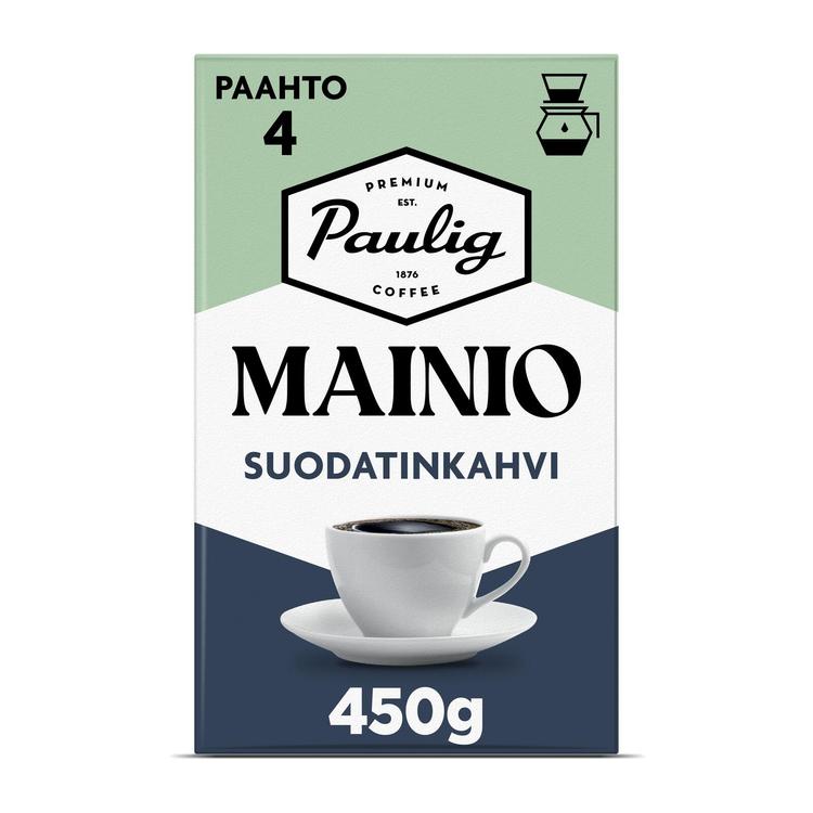 Paulig Mainio suodatinjauhettu kahvi 450g