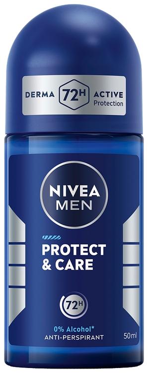 NIVEA MEN 50ml Protect & Care Deo Roll-On -antiperspirantti