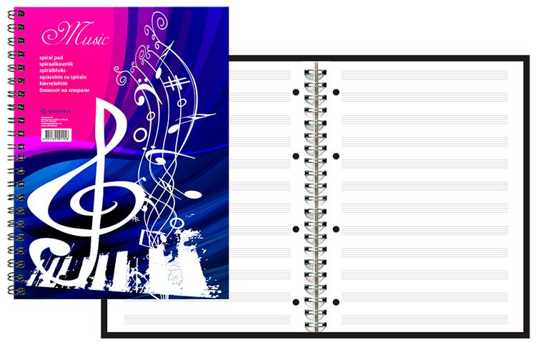 Spiraalkaustik music a4, 50 noodijoon
