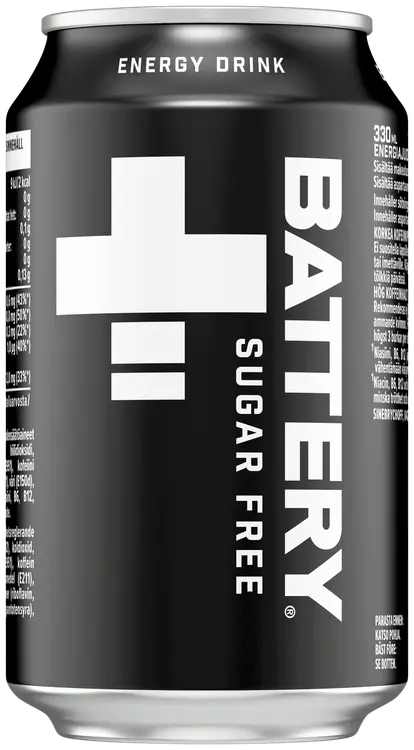 Battery Sugar free energiajuoma tölkki 0,33 L