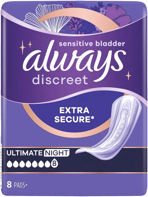 Always Discreet Ultimate Night 8kpl inkontinenssiside