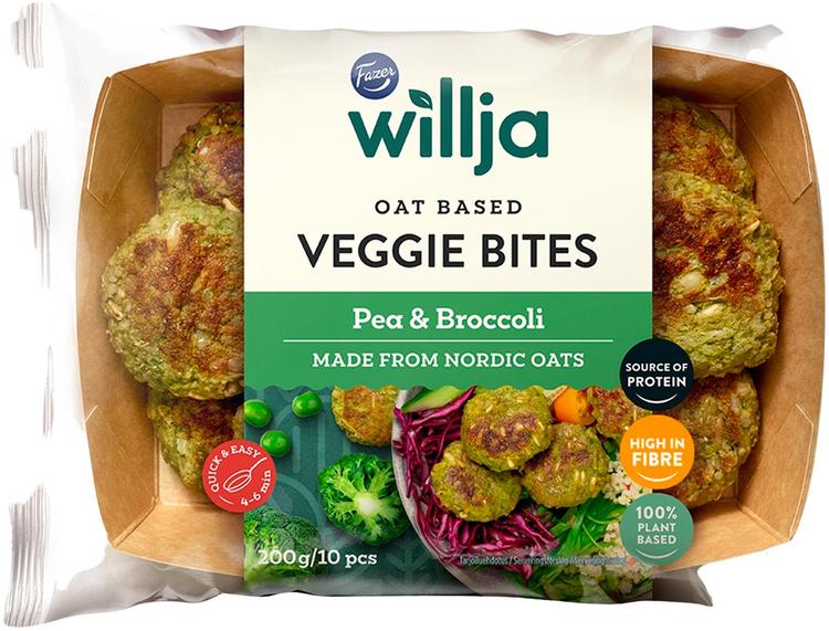 Fazer Willja Veggie Bites Pea & Broccoli 200g