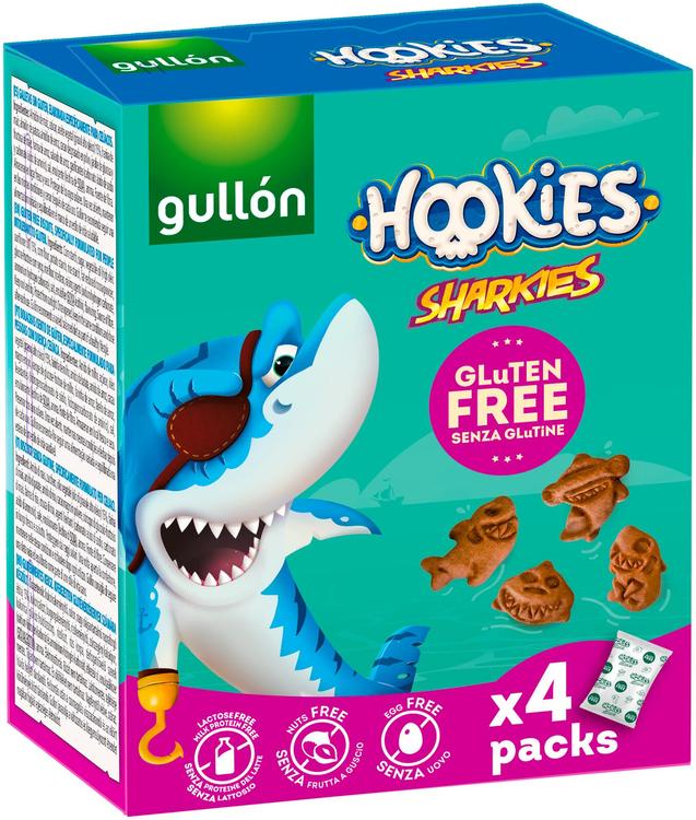 Gullón Hookies sharkies (4x40g)160g Gluteeniton