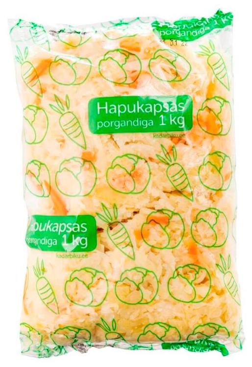 Hapukapsas porgandiga