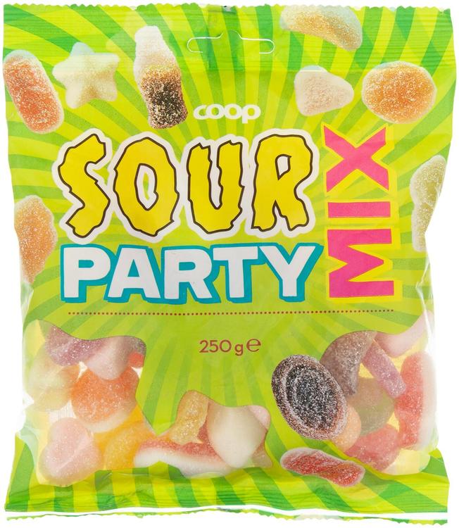 Coop Party Mix hapu kommisegu 250g