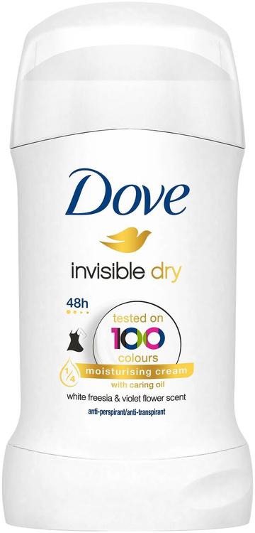 Dove Invisible Dry Deodorantti Stick Antiperspirantti 40 ml