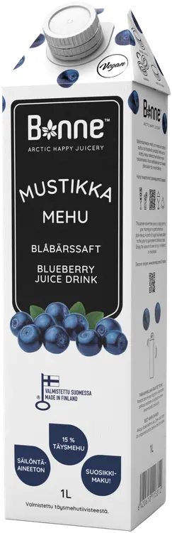 Bonne  mustikkamehu 1L
