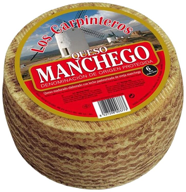 Manchego DOP Lampaanmaitojuusto 12kk Kypsytetty