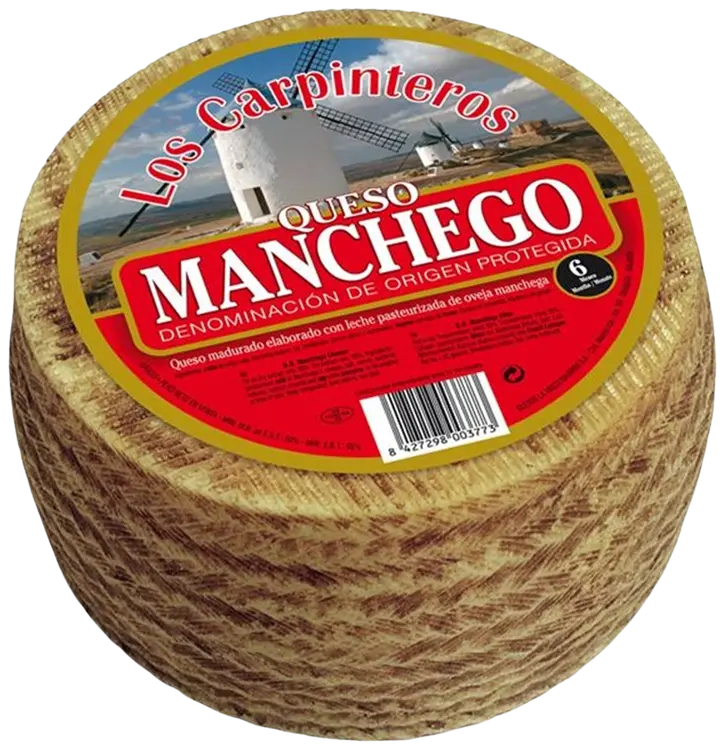 Manchego DOP Lampaanmaitojuusto 12kk Kypsytetty