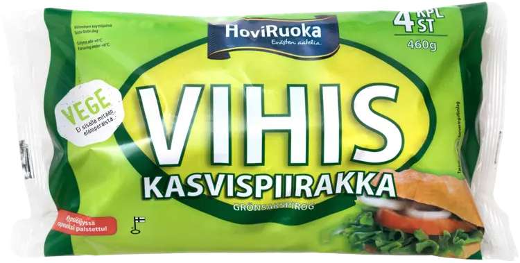 HoviRuoka 4x115g VEGE Kasvispiirakka