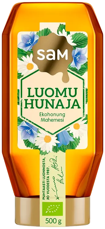 Hunajainen SAM Luomuhunaja 500g