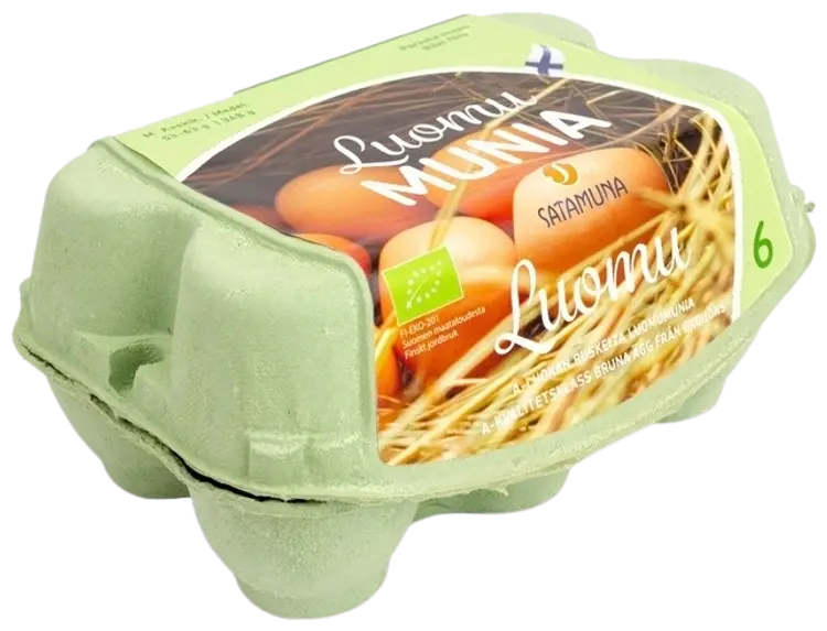 Satamuna luomumunia ruskeat M6