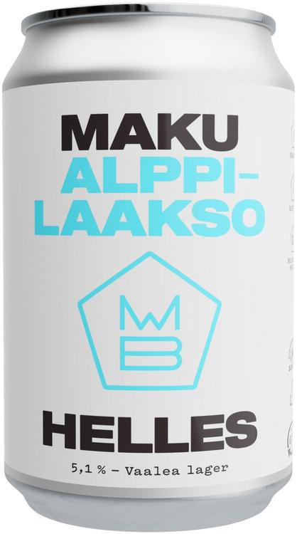 Maku Brewing 5,1 % 0.33l Helles olut tlk