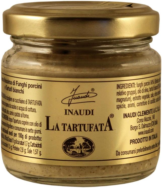 Inaudi 80g valkoinen tryffeli- ja herkkutattimaustetahna