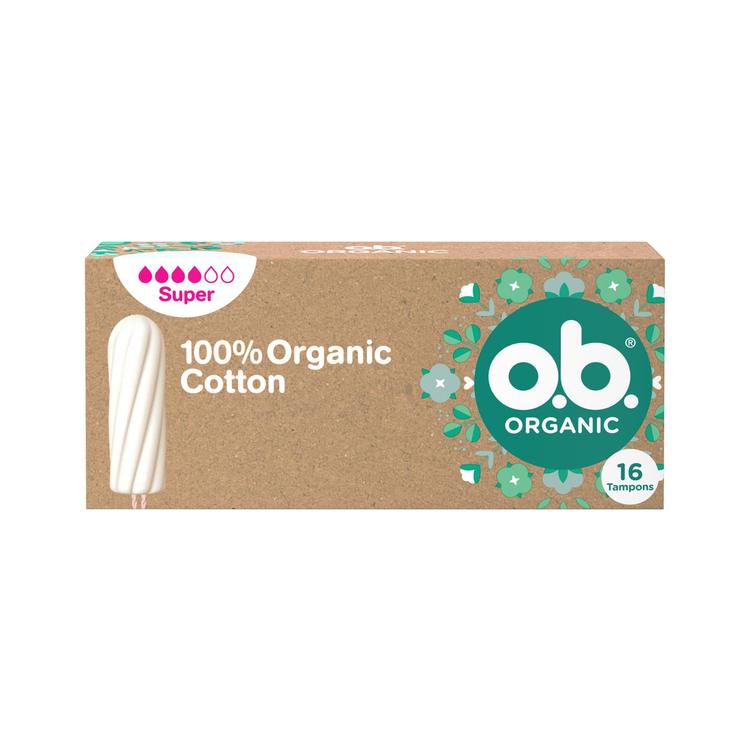 o.b. Organic Super luomu tamponi 16 kpl