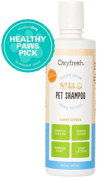 Oxyfresh Advanced lemmikkishampoo koirille ja kissoille 2in1 237 ml