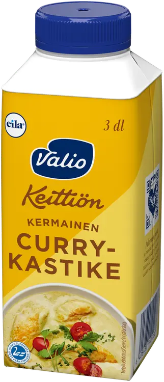Valio Keittiön kermainen currykastike 3 dl laktoositon