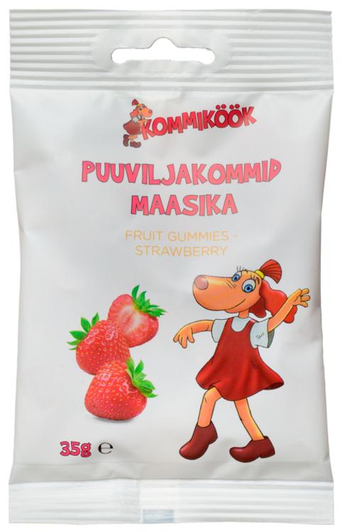 Lotte puuviljakommid, maasika 35g