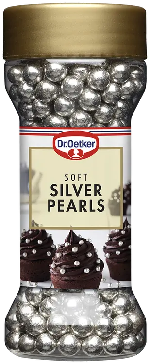 Dr. Oetker Soft silver pearls 45g -koristerakeet