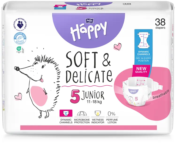 Happy Diapers Bella Junior 5 teippivaippa 38 kpl  11-18 kg