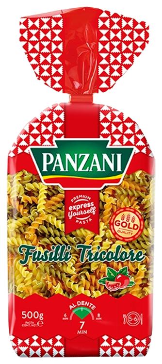 Panzani Fusilli 3-värvilised makaronid 500g