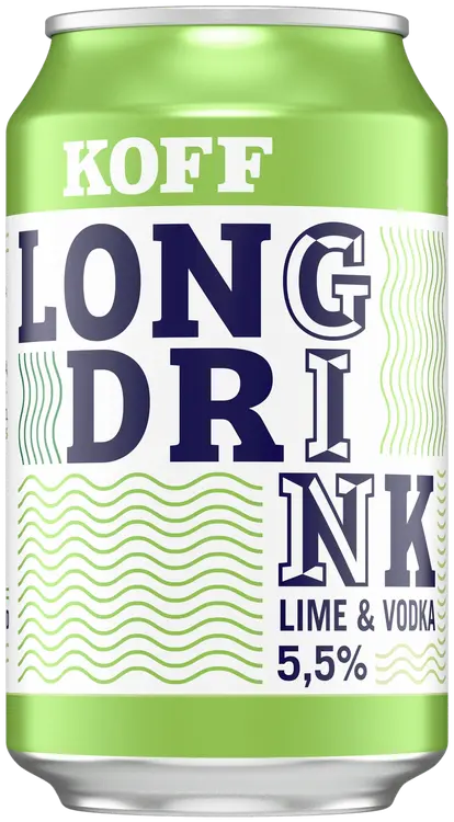 Koff Long Drink Lime 5,5 til-% tölkki 0,33 L