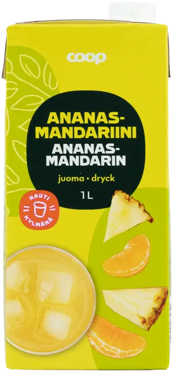 Coop ananas-mandariinijuoma 1l