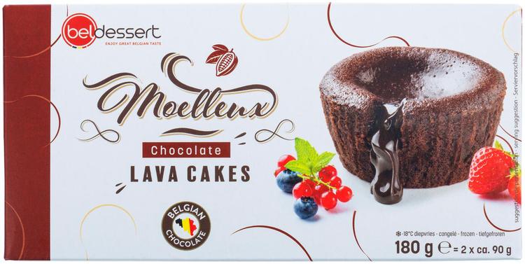 Beldessert külmutatud Šokolaadi Laavakook, 2x90g
