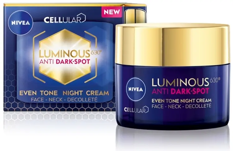 NIVEA Cellular Luminous 630 Anti Dark-Spot Night Cream -yövoide 50ml