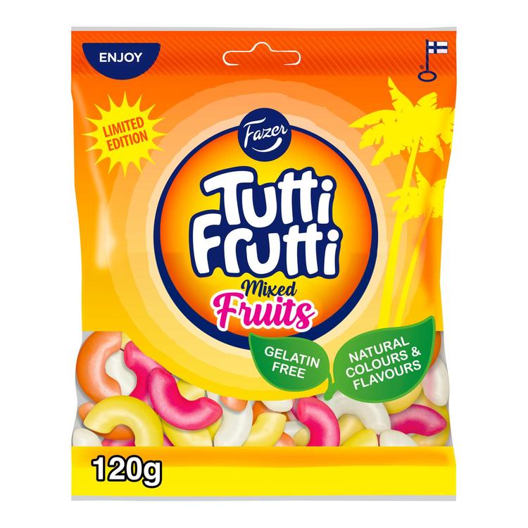 Fazer Tutti Frutti Mixed fruits karkkipussi 160g