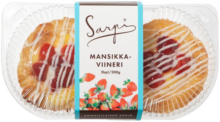 Sarpi Mansikkaviineri 2kpl/200g